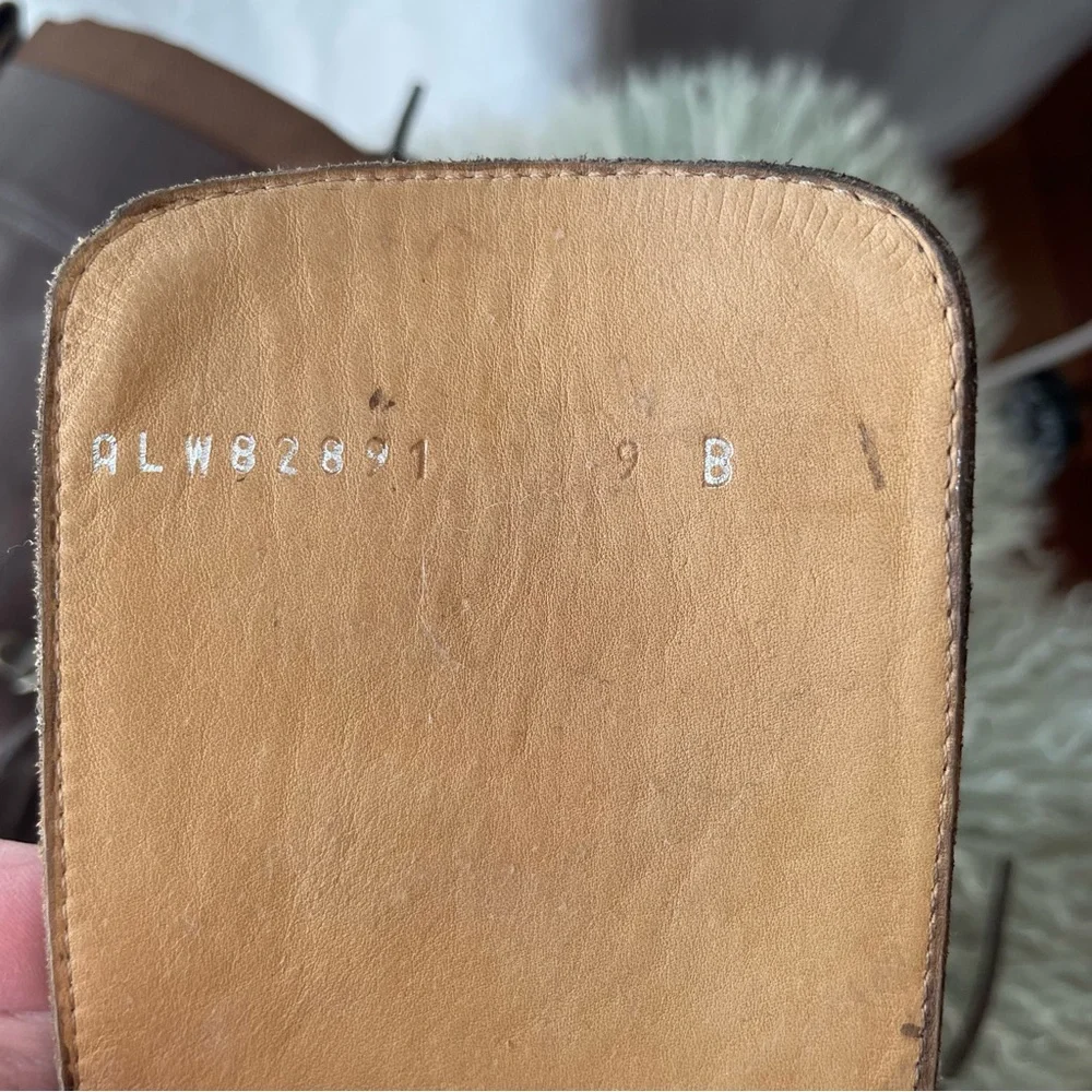 Ralph Lauren Dark Brown Lace Up Boots - Picture 8 of 9